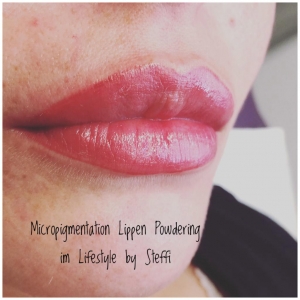 Micropigmentation Lippen Powdering im Lifestyle by Steffi