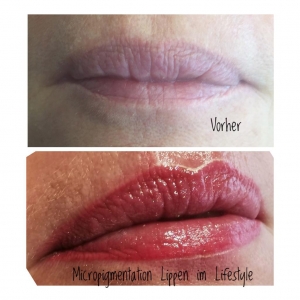 Micropigmentation der Lippen im Lifestyle
